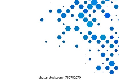Light BLUE vector modern geometrical abstract background. Texture, brand-new background. Geometric background in Origami style with gradient. 