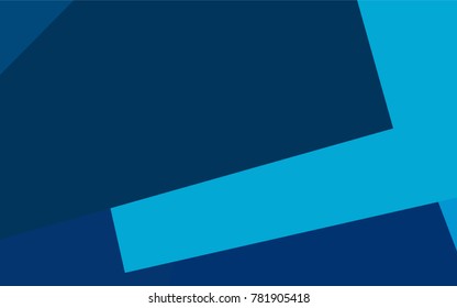 Light BLUE vector modern geometrical background. Abstract template. Geometric pattern in square style with gradient.