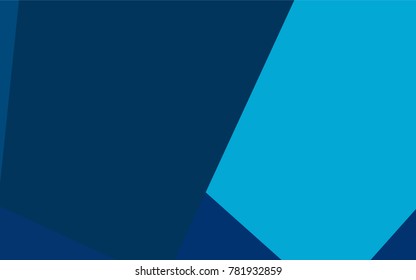 Light BLUE vector modern geometrical background. Abstract template. Geometric pattern in square style with gradient.