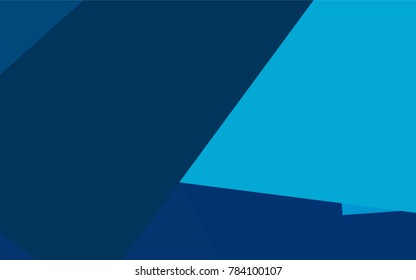 Light BLUE vector modern geometrical background. Abstract template. Geometric pattern in square style with gradient.