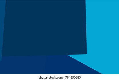 Light BLUE vector modern geometrical background. Abstract template. Geometric pattern in square style with gradient.