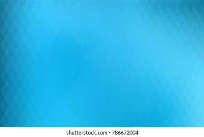 Light BLUE vector modern geometrical background. Abstract template. Geometric pattern in square style with gradient.