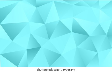 Light BLUE vector modern geometrical abstract background. Texture, new background. Geometric background in Origami style with gradient.