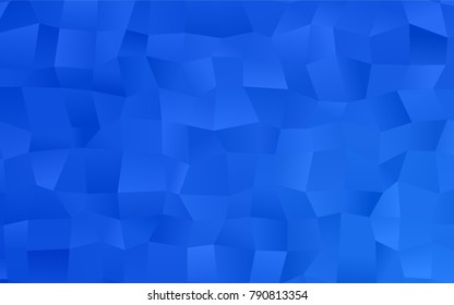 Light BLUE vector modern geometrical background. Abstract template. Geometric pattern in square style with gradient.