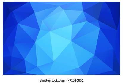 Light BLUE vector modern geometrical abstract background. Texture, new background. Geometric background in Origami style with gradient. 