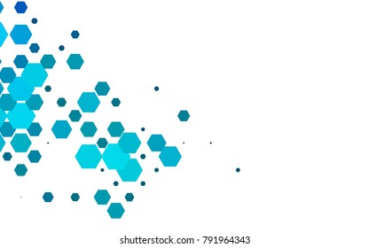 Light BLUE vector modern geometrical abstract background. Texture, brand-new background. Geometric background in Origami style with gradient. 