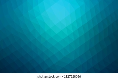 Light BLUE vector   mosaic cover. A vague abstract illustration with gradient. A new texture for your design.