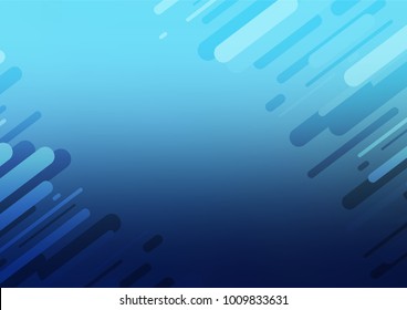 Light BLUE vector natural abstract texture. Modern geometrical abstract illustration with doodles. The completely new template can be used for your brand book.