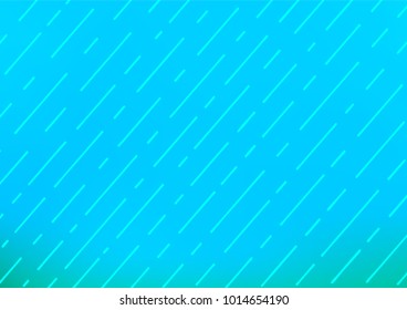 Light BLUE vector natural abstract background. Decorative shining illustration with doodles on abstract template. A completely new template for your business design.