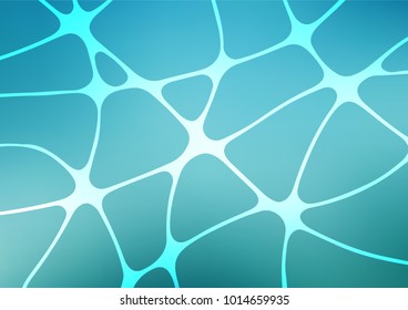 Light BLUE vector natural abstract background. An elegant bright illustration with lines in Natural style. Hand painted design for web, wrapping, wallpaper.