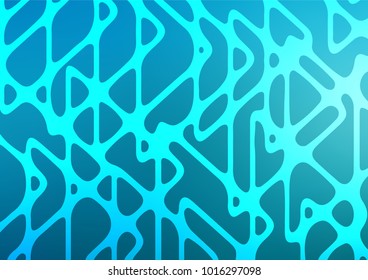 Light BLUE vector natural abstract pattern. A vague abstract illustration with doodles in Indian style. The textured pattern can be used for website.