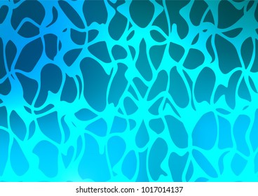 Light BLUE vector natural abstract texture. Doodles on blurred abstract background with gradient. The doodle design can be used for your web site.