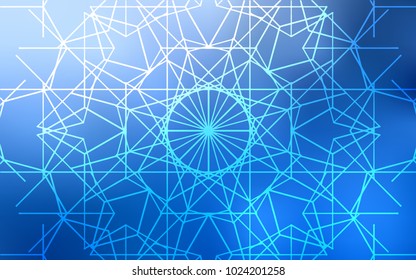 Light BLUE vector natural abstract background. Decorative shining childish illustration with doodles on abstract template. The template can be used as a background for cell phones.