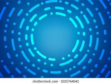 Light BLUE vector natural abstract pattern. Creative illustration in blurred style with doodles and Zen tangles. The pattern can be used for heads of websites and designs.