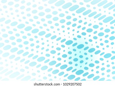 Light BLUE vector natural abstract pattern. Sketchy hand drawn doodles on blurred background. The best blurred design for your business.