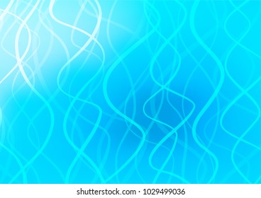 Light BLUE vector natural abstract texture. Modern geometrical abstract illustration with doodles. The template can be used as a background for cell phones.