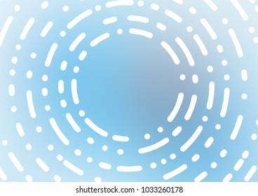 Light BLUE vector natural abstract background. Shining colored illustration with doodles in Zen tangle style. A new texture for your design.