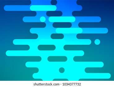 Light BLUE vector natural abstract template. Creative illustration in blurred style with doodles and Zen tangles. A new texture for your design.