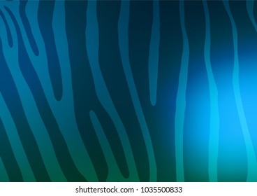 Light BLUE vector natural abstract pattern. Shining colored illustration with doodles in Zen tangle style. The textured pattern can be used for website.