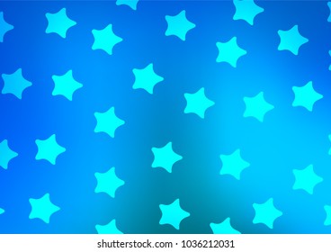 Light BLUE vector natural abstract background. Sketchy hand drawn doodles on blurred background. The pattern can be used for wallpapers and coloring books.