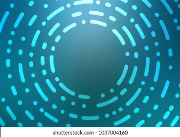 Light BLUE vector natural abstract template. Sketchy hand drawn doodles on blurred background. The textured pattern can be used for website.