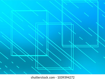 Light BLUE vector natural abstract texture. Decorative shining illustration with doodles on abstract template. The best blurred design for your business.