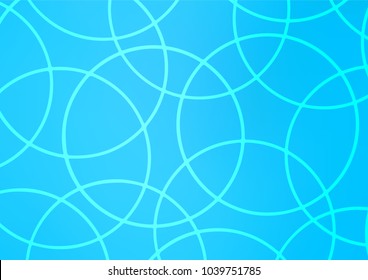 Light BLUE vector natural abstract background. Glitter abstract illustration with doodles and Zen tangles. The template can be used as a background for cell phones.
