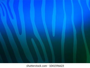 Light BLUE vector natural abstract pattern. Creative illustration in blurred style with doodles and Zen tangles. The textured pattern can be used for website.
