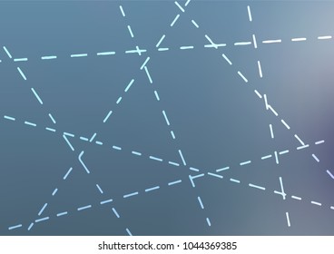 Light BLUE vector natural abstract pattern. Geometric doodle illustration in Origami style with gradient. Hand painted design for web, wrapping, wallpaper.