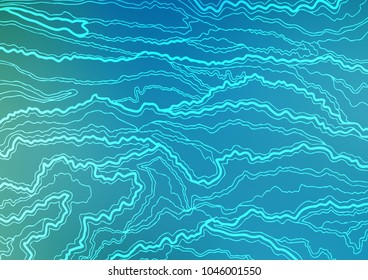Light BLUE vector natural abstract texture. Ethnic elegant natural pattern with gradient. The elegant pattern can be used as a part of a brand book.