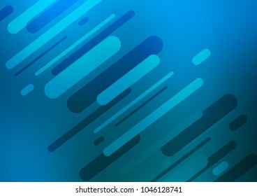 Light BLUE vector natural abstract background. A vague abstract illustration with doodles in Indian style. A completely new template for your business design.