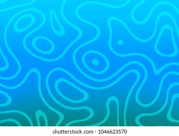 Light BLUE vector natural abstract background. Brand-new colored illustration in blurry style with doodles. The best blurred design for your business.