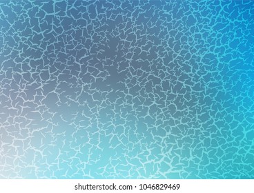 Light BLUE vector natural abstract template. Creative illustration in blurred style with doodles and Zen tangles. The pattern can be used for coloring books and pages for kids.