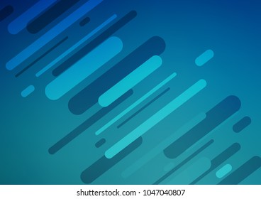 Light BLUE vector natural abstract background. Brand-new colored illustration in blurry style with doodles. The elegant pattern can be used as a part of a brand book.