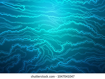 Light BLUE vector natural abstract pattern. A completely new color illustration in doodle style. Hand painted design for web, leaflet, textile.