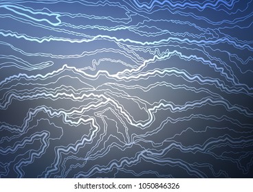 Light BLUE vector natural abstract background. Glitter abstract illustration with doodles and Zen tangles. The template can be used as a background for cell phones.