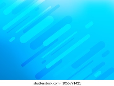 Light BLUE vector natural abstract template. Blurred decorative design in Indian style with Zen tangles. The pattern can be used for coloring books and pages for kids.