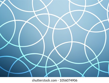 Light BLUE vector natural abstract pattern. Geometric doodle illustration in Origami style with gradient. The doodle design can be used for your web site.