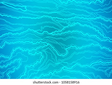 Light BLUE vector natural abstract pattern. Brand-new colored illustration in blurry style with doodles. Brand-new design for your business.