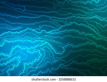 Light BLUE vector natural abstract background. Geometric doodle illustration in Origami style with gradient. Hand painted design for web, wrapping, wallpaper.