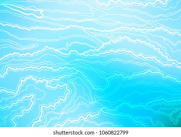 Light BLUE vector natural abstract texture. Sketchy hand drawn doodles on blurred background. A completely new template for your business design.