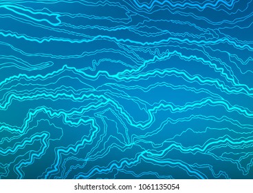 Light BLUE vector natural abstract pattern. Ethnic elegant natural pattern with gradient. A completely new design for your business.