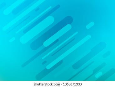 Light BLUE vector natural abstract background. Modern geometrical abstract illustration with doodles. Hand painted design for web, leaflet, textile.