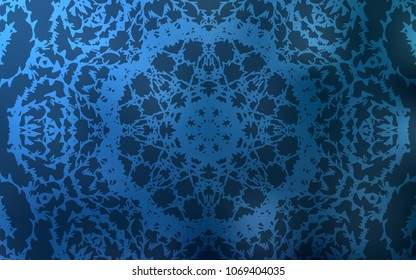Light BLUE vector natural abstract background. Creative illustration in blurred style with doodles made by child. The pattern can be used for heads of websites and designs.