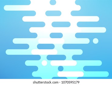 Light BLUE vector natural abstract background. Sketchy hand drawn doodles on blurred background. A new texture for your design.