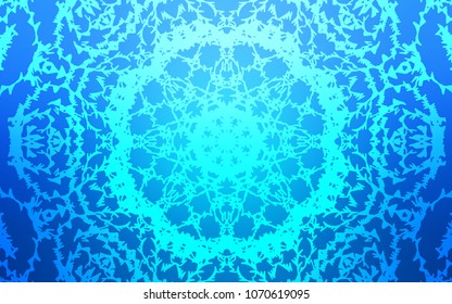 Light BLUE vector natural abstract background. Childish elegant natural pattern with gradient. The doodle design can be used for your web site.