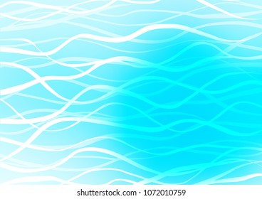Light BLUE vector natural abstract texture. Brand-new colored illustration in blurry style with doodles. The elegant pattern can be used as a part of a brand book.