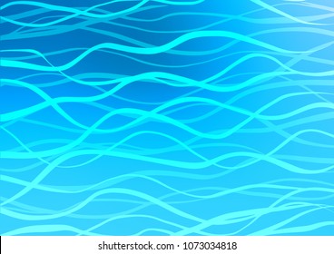 Light BLUE vector natural abstract background. A completely new color illustration in doodle style. The textured pattern can be used for website.