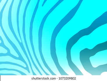 Light BLUE vector natural abstract background. Doodles on blurred abstract background with gradient. The template can be used as a background for cell phones.