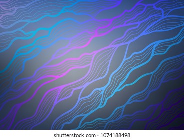 Light BLUE vector natural abstract template. Ethnic elegant natural pattern with gradient. The best blurred design for your business.